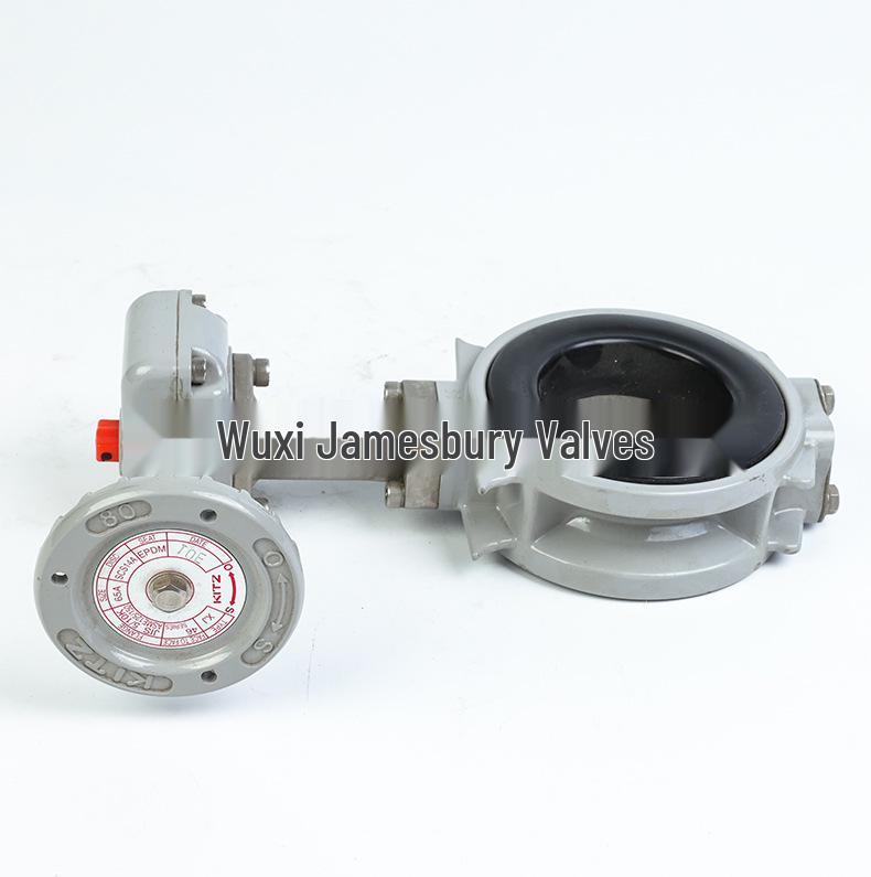 KITZ Anti-Condensation Pneumatic Butterfly Valve, 10XJMEA Handle, Wafer Design