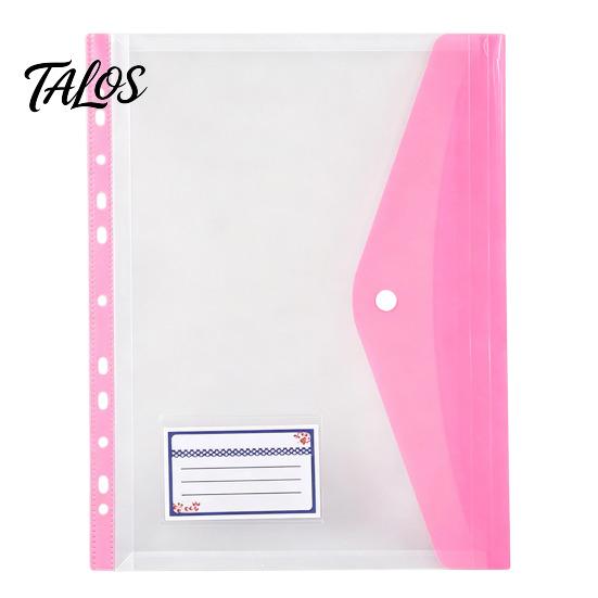 Home Budget Document Protectors 11-Hole Expanding File Pocket, Assorted Colors Large Capacity Bags for Manuals Holders, Waterproof Binder Envelope, A4