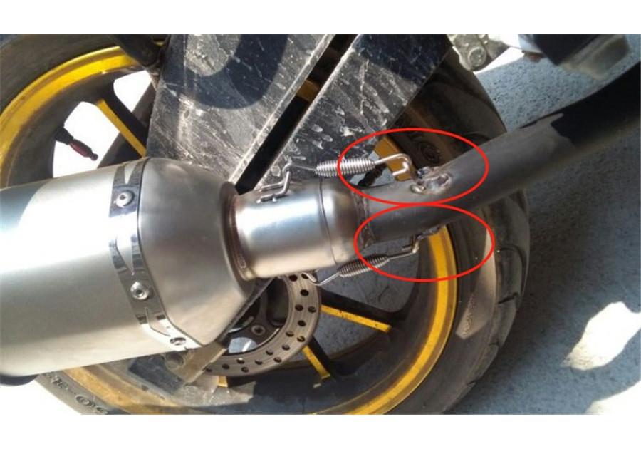 Stainless Steel Spring Hook Scooter Motorcycle Exhaust Pipe Muffler Springs Hooks Motorcycle