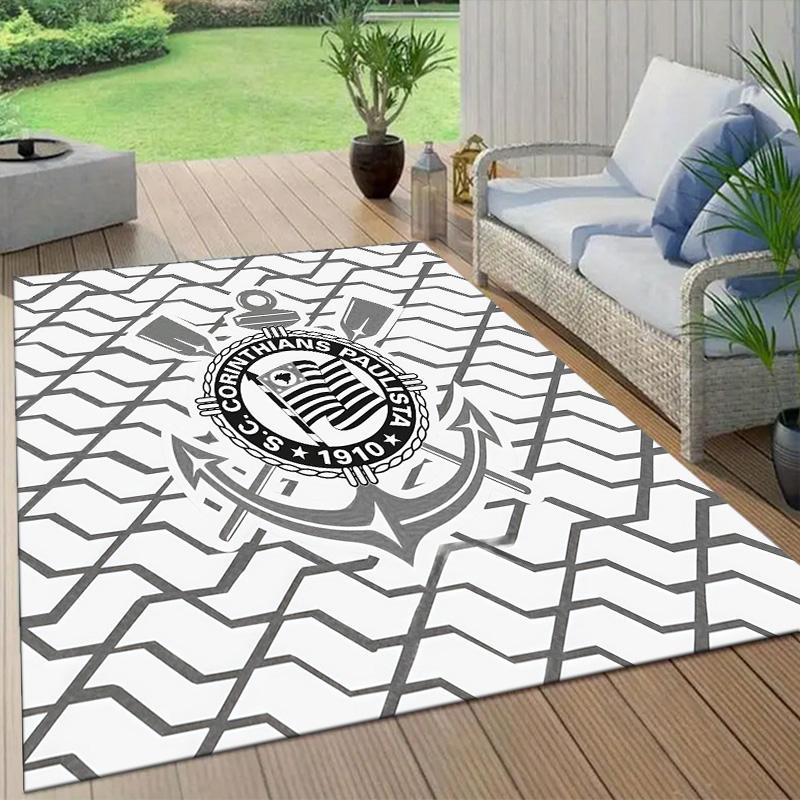 Cardiff City FC Flannel Pattern Square Carpet,Area Rug,Carpet Rug for Living Room Bedroom Sofa Playroom Decor,Non-slip Floor Mat