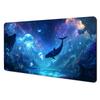 Cosmic Sea Whale Mouse Pad Computer Accessories Office Game Table Mats Rubber AntiSlip Gaming Keyboard Mousepad Desk Pads 30x60