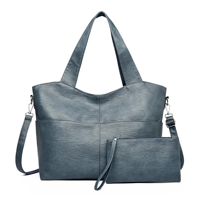 New Retro Fashion Shoulder Handbag Commuter Large Capacity Casual Fashion Mother and Child Bag