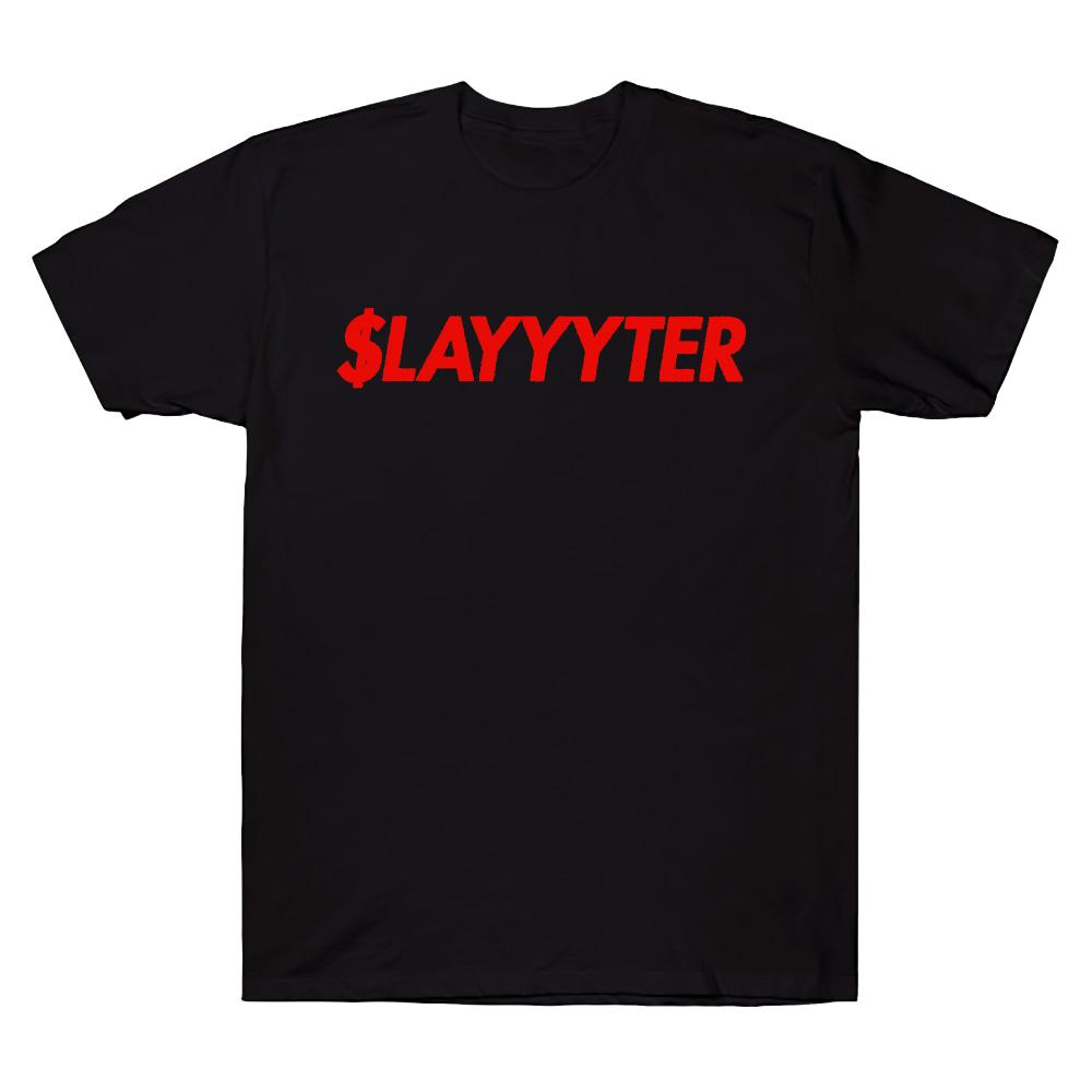 Slayyyter Worst Girl In America Letter Print T-shirts Men Women Fashion Harajuku T-shirt Casual Cotton Loose T-shirts Casual Tee S разноцветный