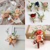 Rose Artificiali Retrò Premium Materiali per Artigianato all'Ingrosso Per Accessori per Capelli da Sposa Centrotavola Design