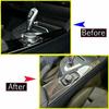 Carbon Fiber Media Panel Cover for BMW F30 F34,Car Center Console Knob Frame Trim Sticker for Interior Styling