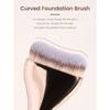 1 Stück weiche Reise-Kosmetikbürste Professionelle Make-up-Bürste Foundation-Bürste Gesichts-Bürste Puder-Bürste Detailbürste für flüssiges Make-up Bürste