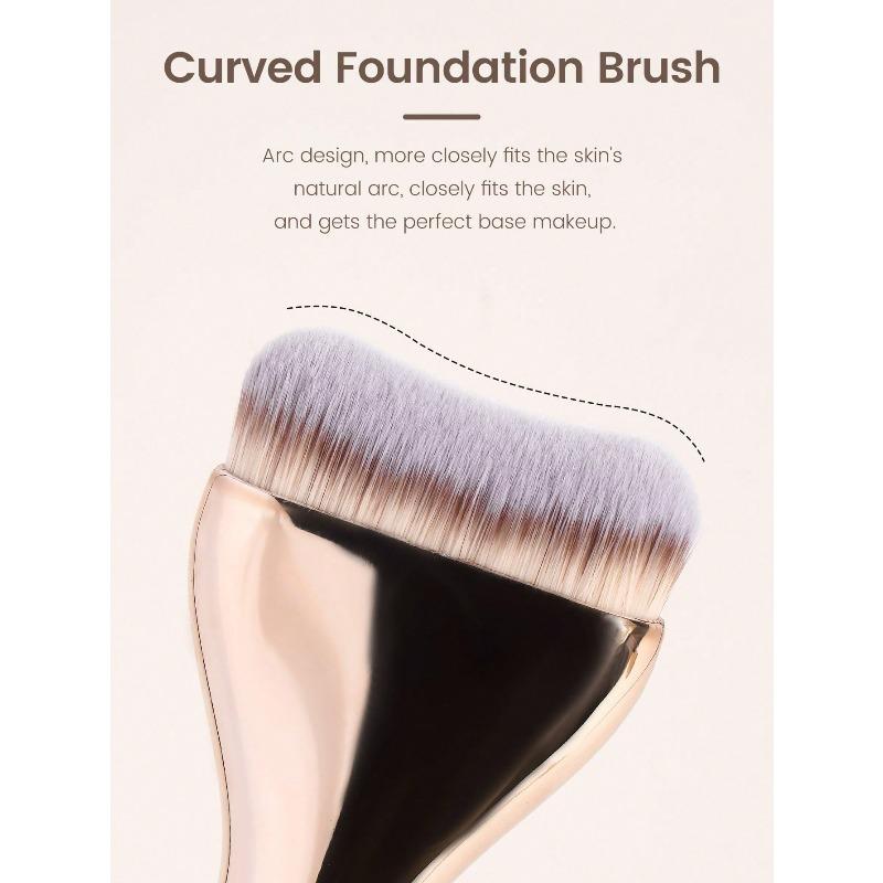 1 Stück weiche Reise-Kosmetikbürste Professionelle Make-up-Bürste Foundation-Bürste Gesichts-Bürste Puder-Bürste Detailbürste für flüssiges Make-up Bürste