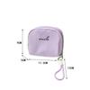 Solid Color Coin Purse Large Capacity Multifunctional Sanitary Napkin Storage Bag With Zipper Cosmetic Bag Multi-Purpose Use