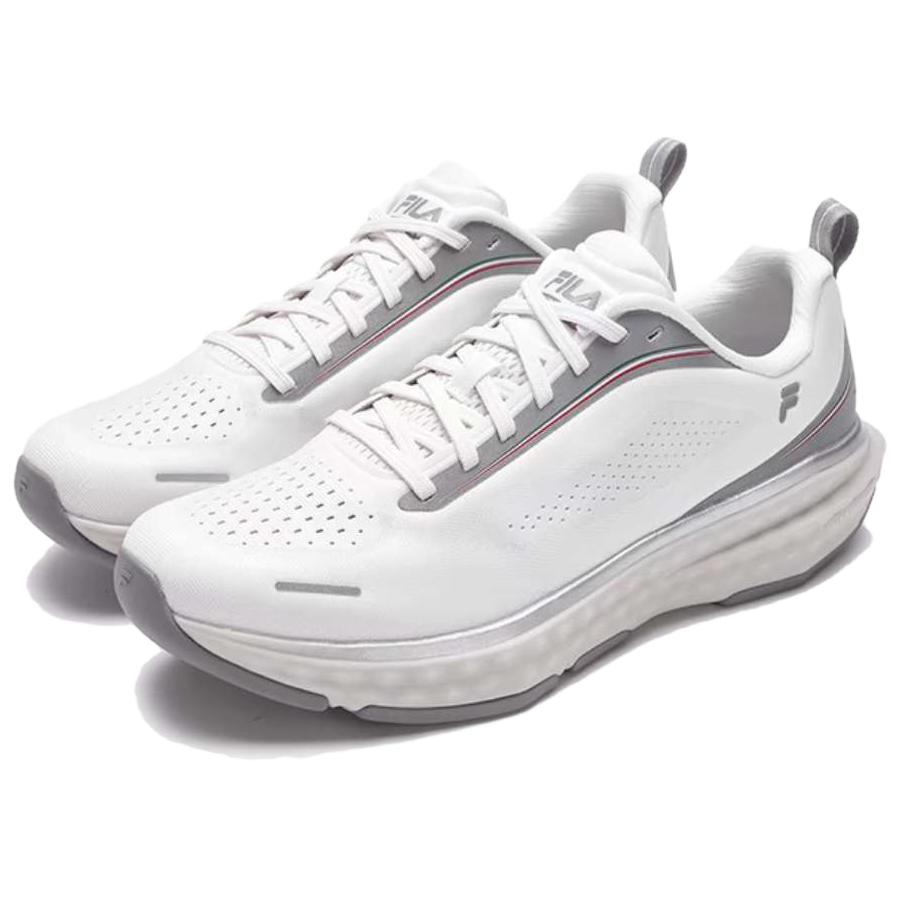 FILA Energy 2 Comfortable Versatile Breathable Low-Top Casual Training City Commuting Running Shoes Men sneaker White Gray A12M431105FBC