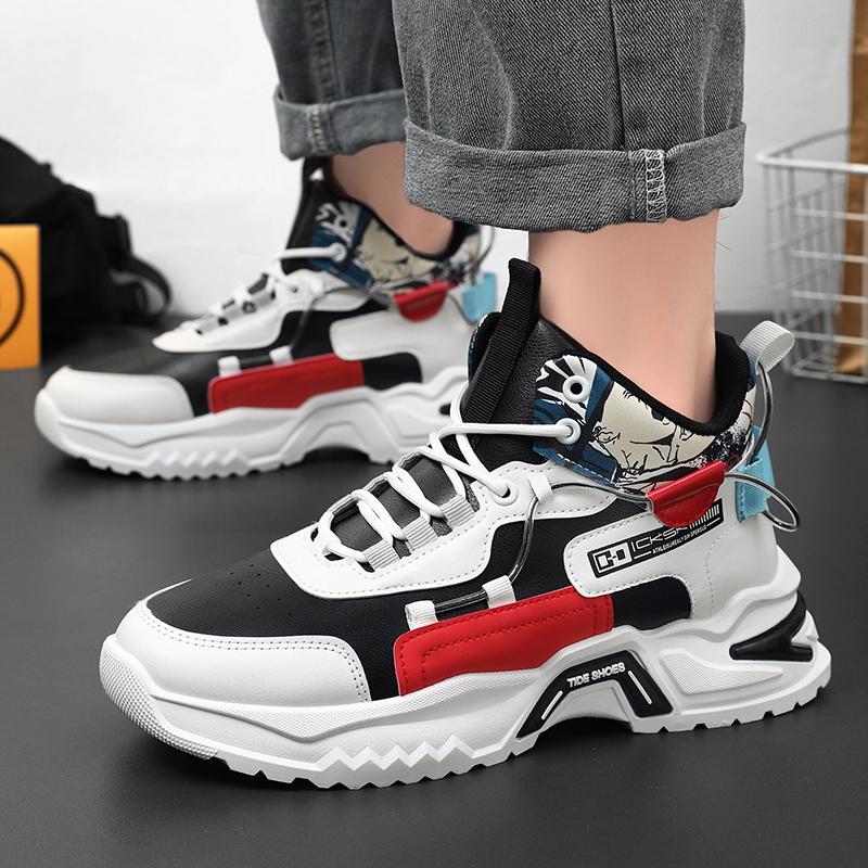 Student casual sports shoes four season new soft soled comfortable outdoor running shoes men's sneakers  fashion walking shoes