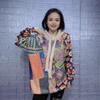 2023 European Plus Size Mink Velvet Rhinestone Hooded Sweater - Women's Loose Trendy Top