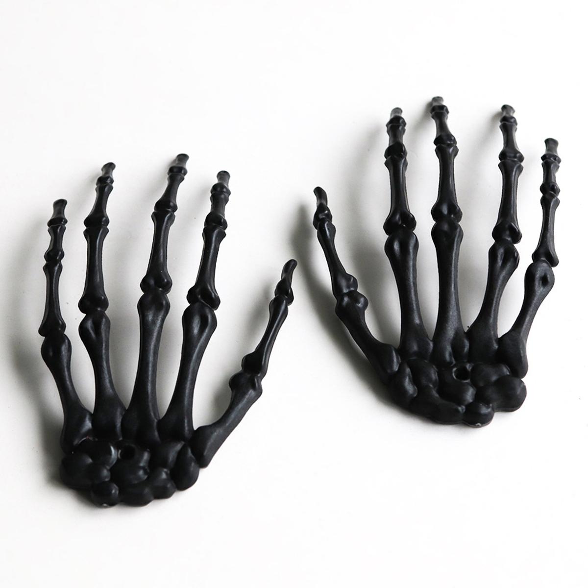 

Halloween Skeleton Claw Terrifying Pendant Ghost Hand Bone Decorative Claw чёрный