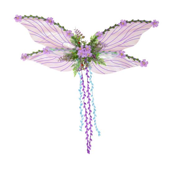 Women Butterfly Wings Elastic Straps 3D Design Fairy Wing Dress Up Halloween Costumes Photography Props