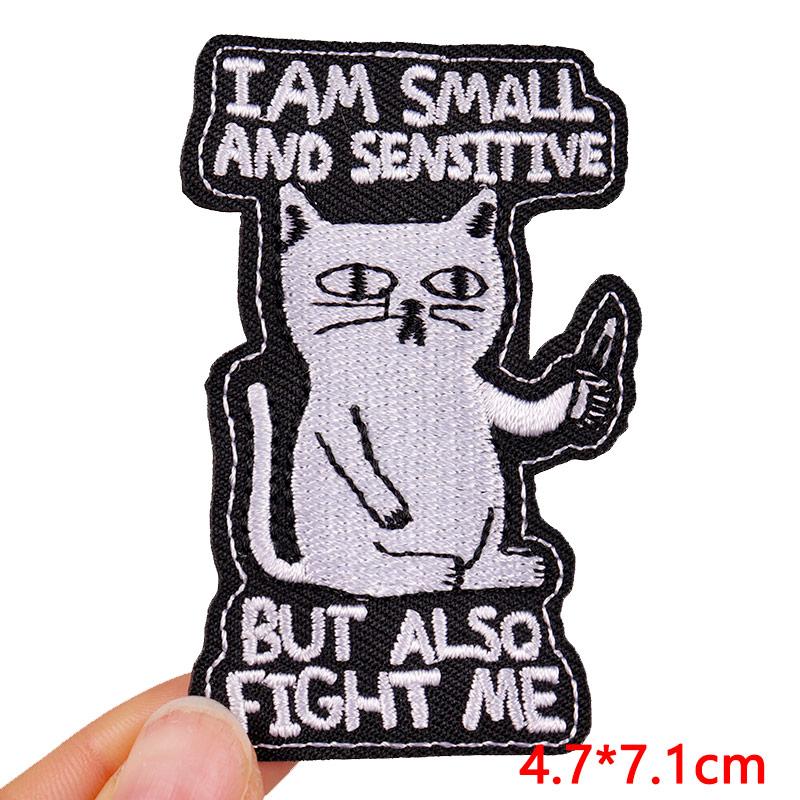 Cartoon Animal Emnroidery Sew Patch Cat Frog Embroidered Patch Iron On Patches For Clothing Hats Backpack Jeans Sew Bagdes DIY