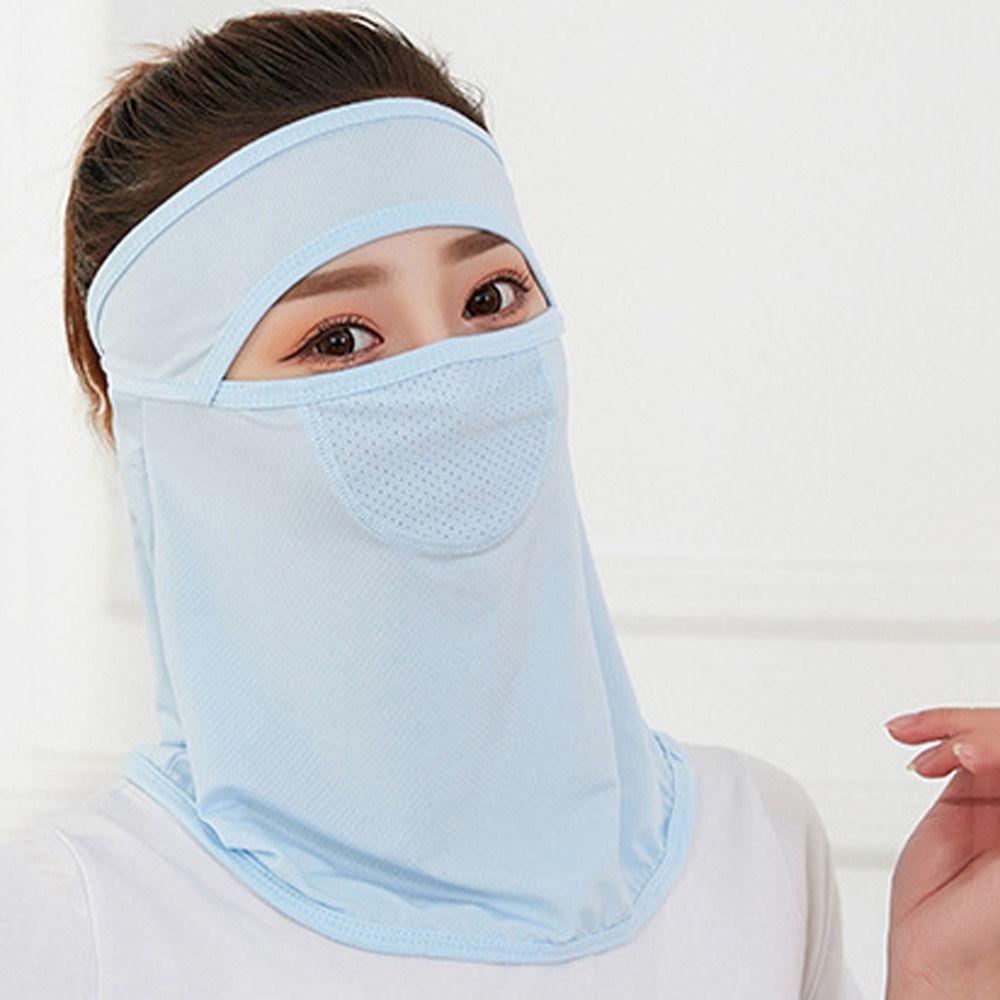 Sunscreen Veil Face Gini Mask Summer Sunscreen Mask Womne Neckline Mask Men Fishing Face Mask