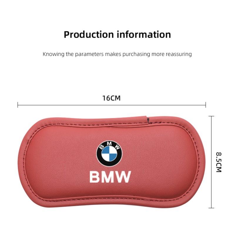 BBIG5 Car Interior Leg Knee Rest Pads Leather Cushion Valve Cap Auto Sticker For BMW X1 X2 X3 X5 X4 X6 X7 iX3 F20 F10 F07 E70 E46 E90