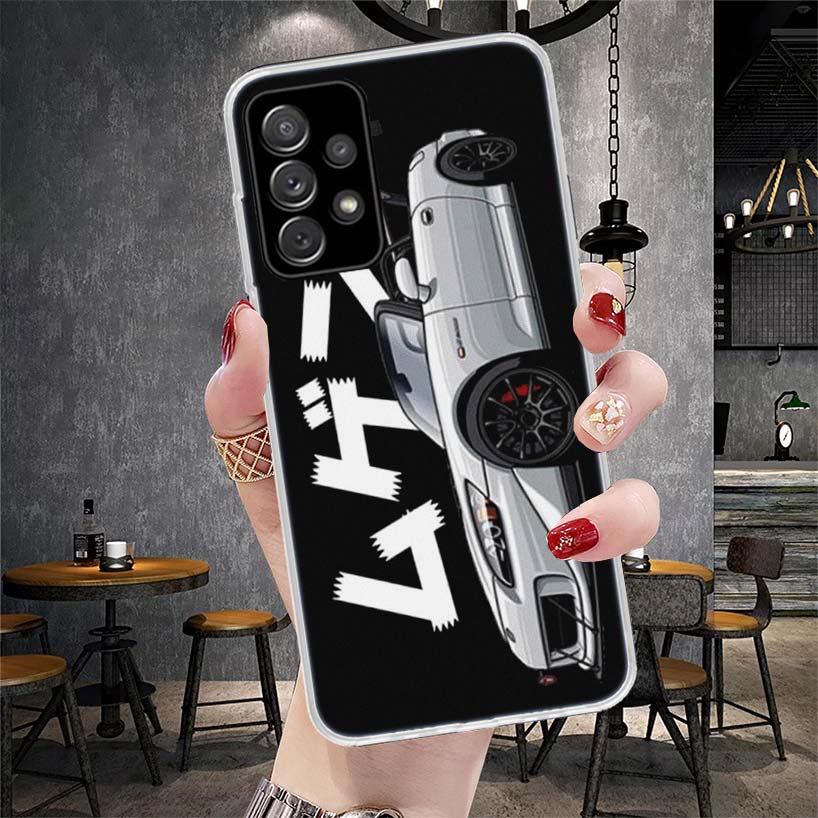 

JDM Tokyo Drift Sports Car Soft Phone Case For Samsung Galaxy A13 A14 A15 A16 A17 A53 A54 A55 A56 A57 A33 A34 A35 A36 A37 A23 A2 Samsung A24