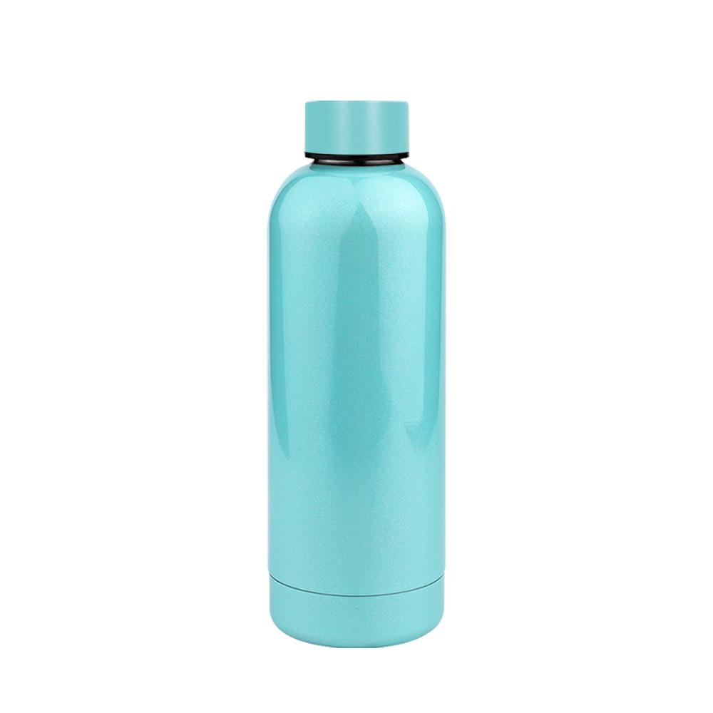 304 stainless steel double-layer vacuum small mouth bottle sports kettle, outdoor portable thermal insulation and cold water cup 500ml