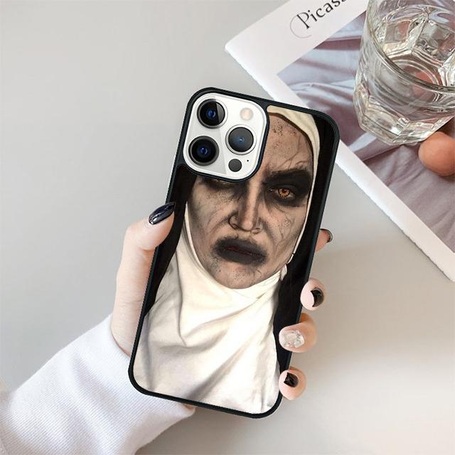 Horror Nunn Scary Phone Case Cover For iPhone 17 Air 15 16 14 13 12 Pro Max 11 Pro Max Plus Coque Shell