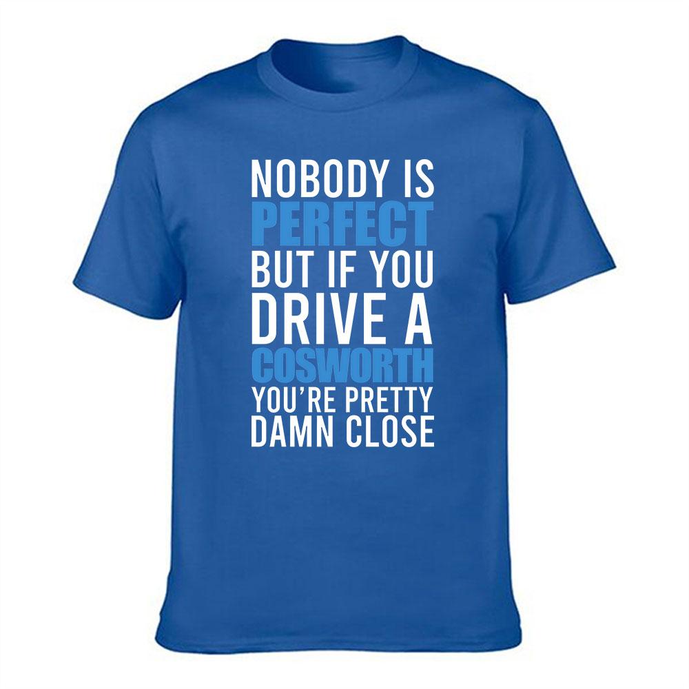 Unisexs Cotton TShirt Perfect Cosworth Print Casual Short Sleeve Crew Neck Tee for Daily Wear