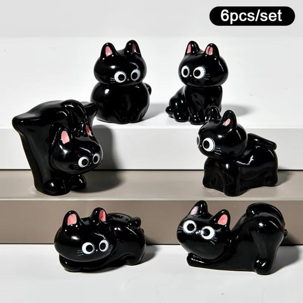 

Смола Микро Ландшафт 3D Миниатюра Кошки Y2K Мини Фигурка Настольная