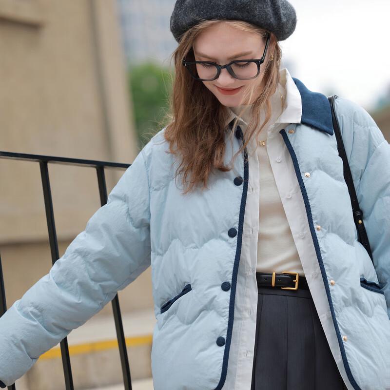 Sancai 2025 Winter Lightweight Shirt-Style Goose Down Jacket