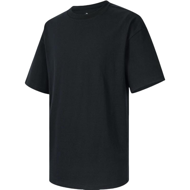 Converse T Shirts Unisex Black Crew Neck Moderate 10024493-A02