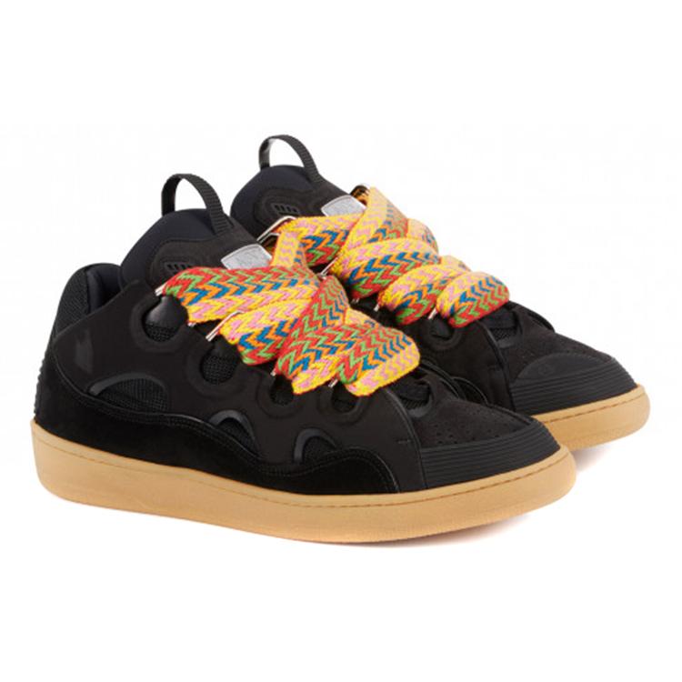 New Lanvin Curb Sneakers 'Black' FM-SKRK11-DRAG-A2010