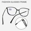 Blue Light Blocking Photochromic Reading Glasses Vintage Round Frame for Women Men Far Sight Eyewear Sunglasses
