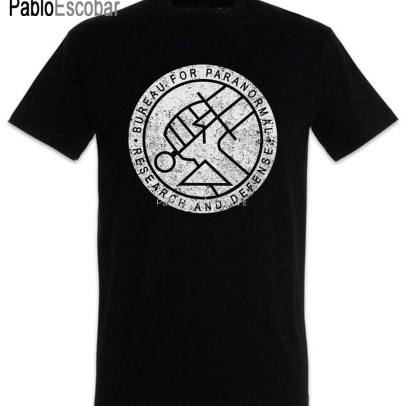Bureau For Paranormal Research And Defense Bprd TShirt Logo Hellboy TShirt High Quality Tee Shirt S