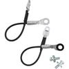 Tailgate Cable Strap With Bolt Compatible With 1999-2007 Chevrolet Chevy Silverado Avalanche GMC Sierra 1500 2500 3500 Tailgate Parts Replaces