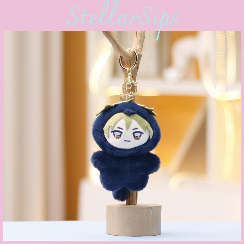 Charming Volleyball Boy Plush Pendant Soft Keychain For Anime Lovers Cute Doll Accessory
