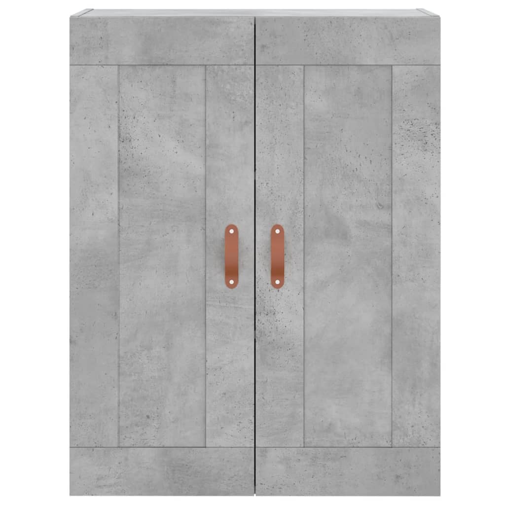 Wall Cabinet Concrete Grey 69.5 x 34 x 90 cm Particleboard
