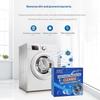 Washing Machine Cleaner Tablets High Efficiency Limescale Odor Eliminator 12/30 Pcs for Household Washer Cleaning