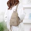Dam Bröstväska Lätt Crossbody-väska Vattenavvisande Nylon Resväska Multifunktionell Ryggsäck