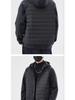 Veste à capuche patchwork pour homme, Automne/Hiver 2025: Manteau d'extérieur en coton tendance et polyvalent - Haut décontracté chaud et coupe-vent