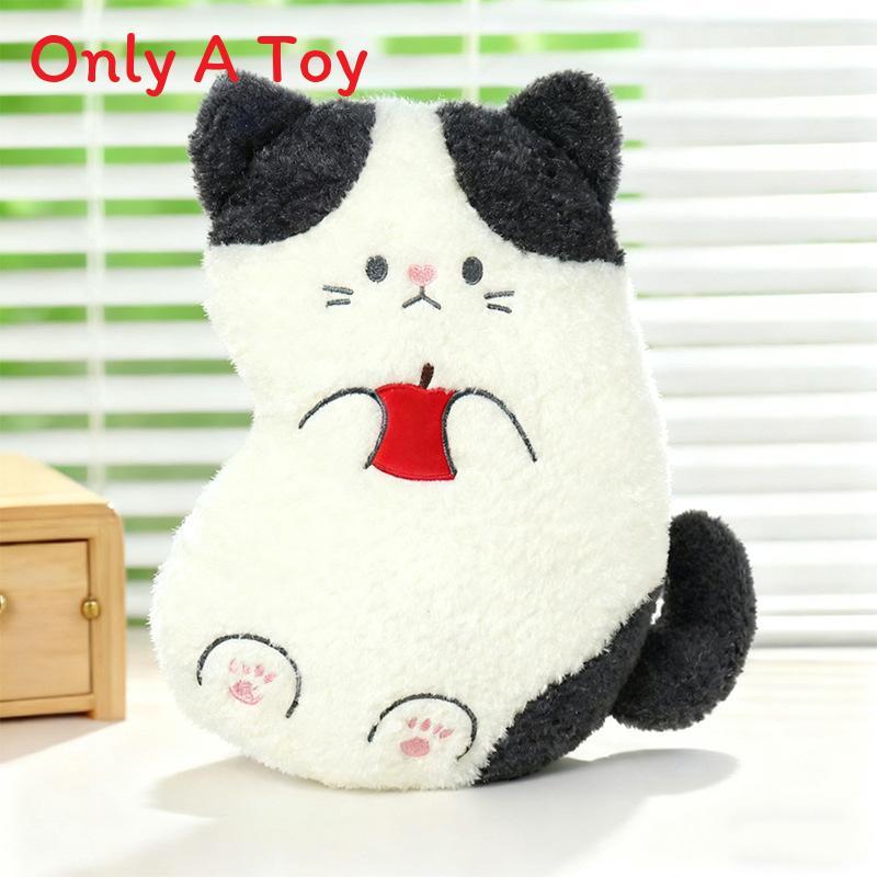 Plush Cat Toy With Apple Design For Girls And Boys Perfect For Sleep And Relaxation