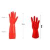 Waterproof Washing Dishes Gloves Red Gauntlet Durable Cleaning Gloves  for Cleaning Work