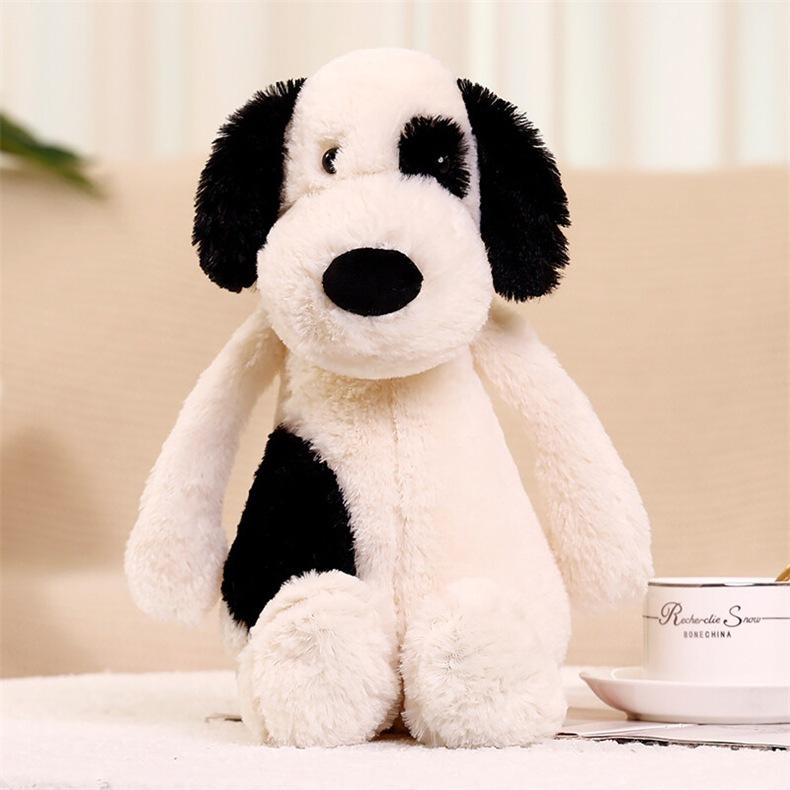 Cute Puppy Plush Toy Pirate Dog Doll Spotted Black And White Puppy Girl Child Birthday Gift