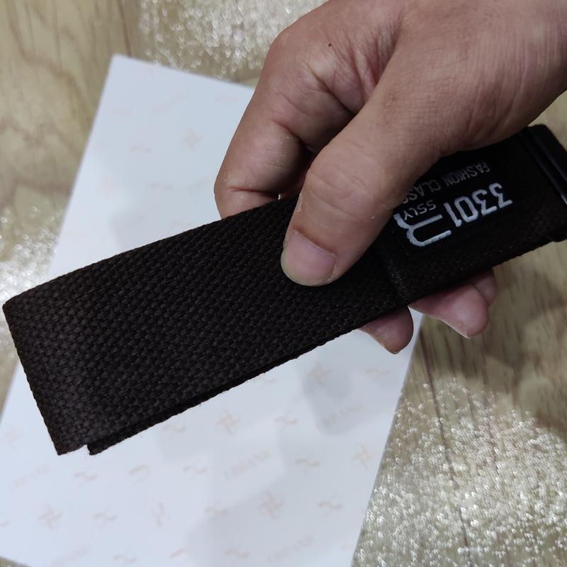 Men's Quality Canvas Woven Belt - Trendy Decorative Belt for Students