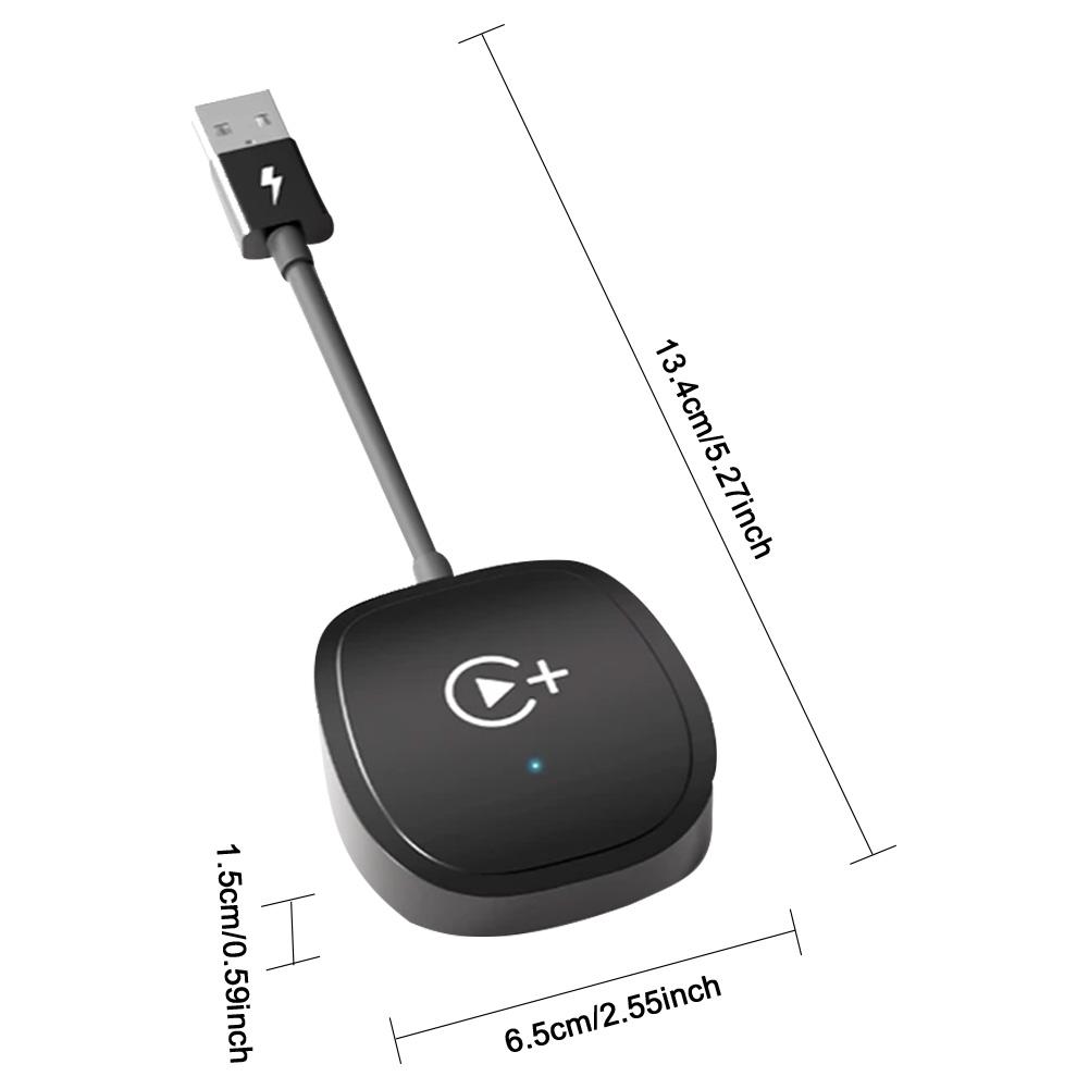 Wired To Wireless Carplay Car Dongle Auto Connect Smart USB Dongle Bluetooth-Compatible WiFi for OEM Wired CarPlay Car Systems