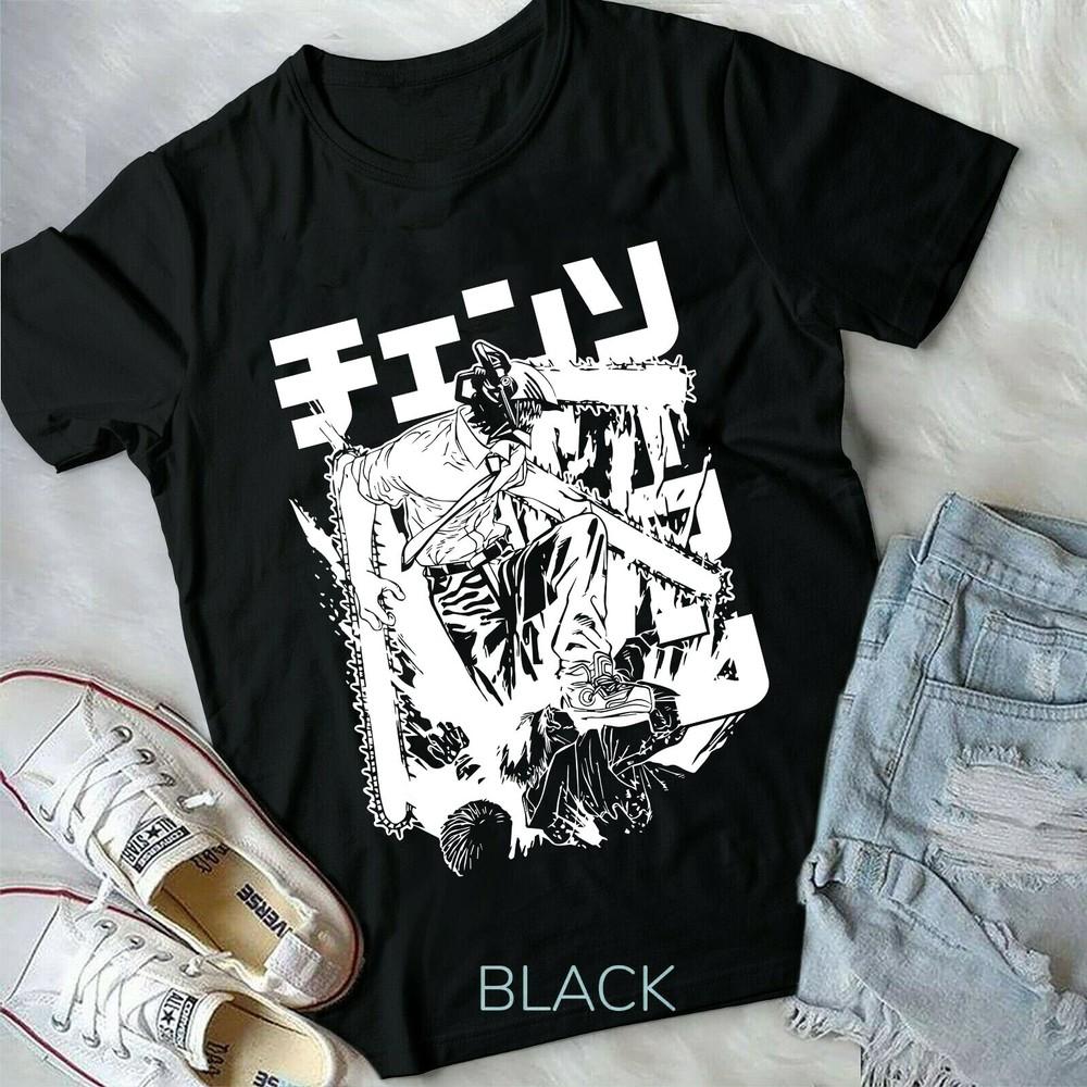 

Chainsaw Man,Denji,Maki ma,Pochita,Hor ror,Anime Manga ,new unisex Shirt S