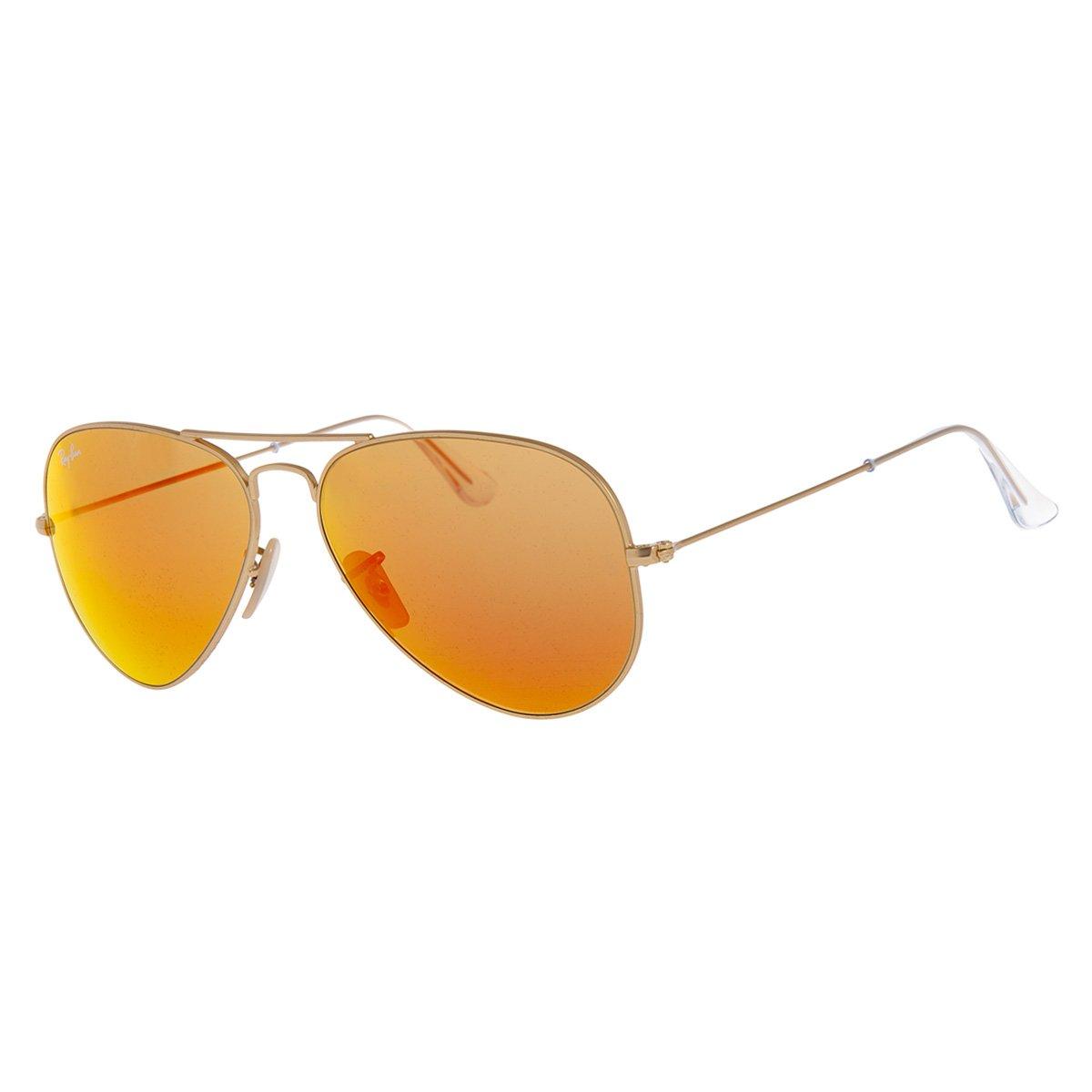 Lunettes de soleil Aviator Flash Lenses RB30251126962 pour hommes et femmes TU or