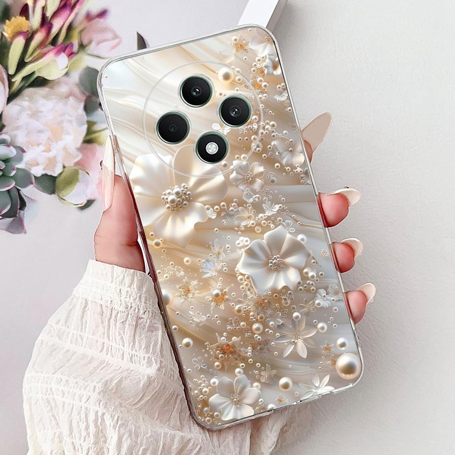 For Oppo Reno 12F 5G Case Reno12 FS CPH2637 Colorful Flowers Painted Cover Soft Silicone Case For Oppo Reno12 F 4G Reno12F Shell