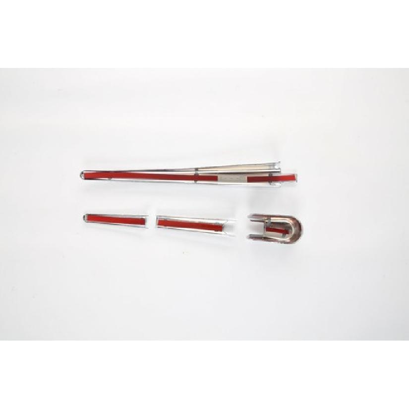 Rear Rain Wiper Window Cover Trim For - Subaru Outback ABS Chrome 4pcs