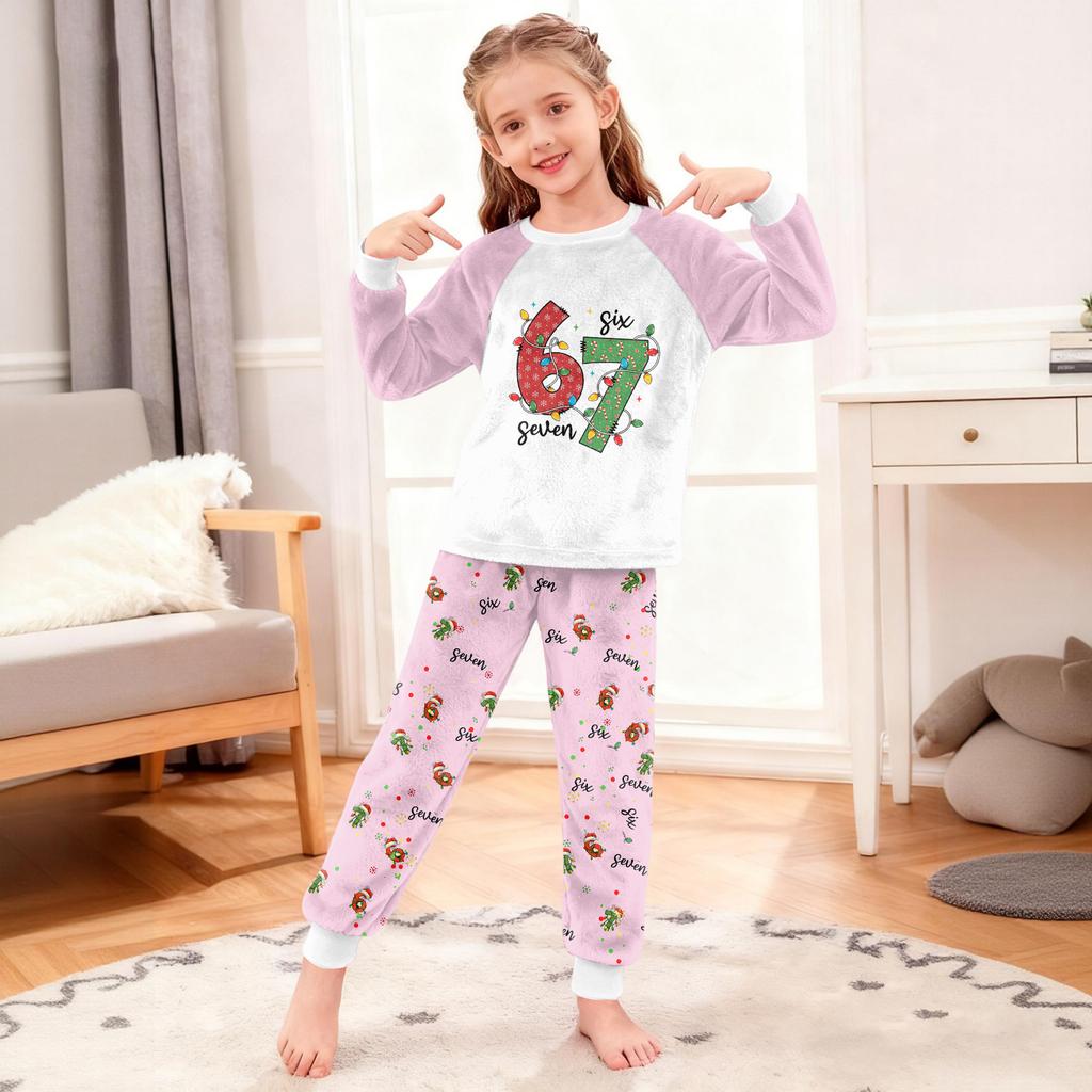 Children's Boys And Girls Thin Two-piece Long-sleeved Pants Two-piece