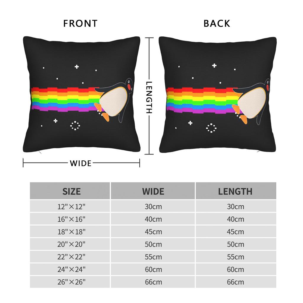 Pingu Noot Noot Meme Pillow Case  Comfy Pillow Cover For Sofa Car Home Decor Vintage Pillowcases