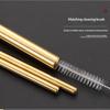 4Pcs Stainless Steel Straw Reusable Metal Drinking Straw With Cleaner Brush For Home Party Barware Bar Accessories