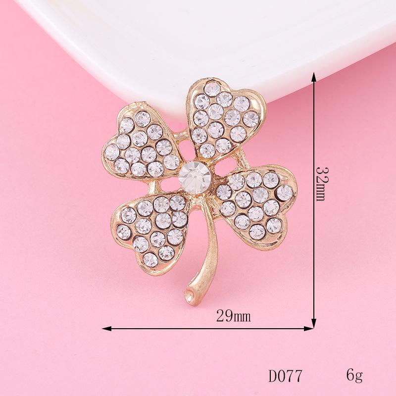 Colorful Four-Leaf Clover & Flower Rhinestone DIY Phone Case Jewelry Accessories.