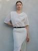GRIDAJ Scarf Blouse [Ivory]